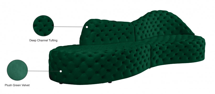 Velours Royal 2pc. En coupé