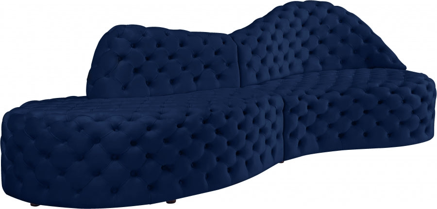 Velours Royal 2pc. En coupé