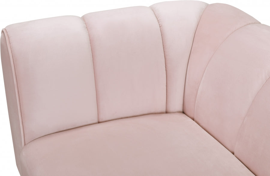 Méridienne en velours Beaumont