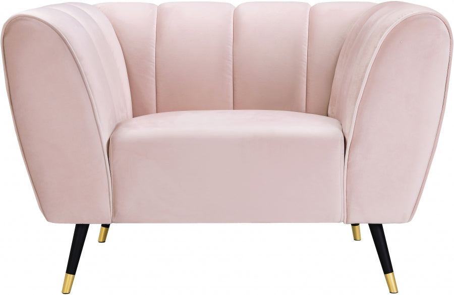 Méridienne en velours Beaumont