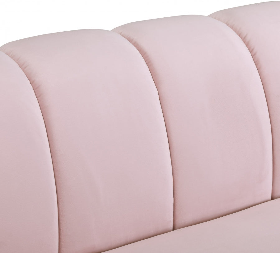 Méridienne en velours Beaumont
