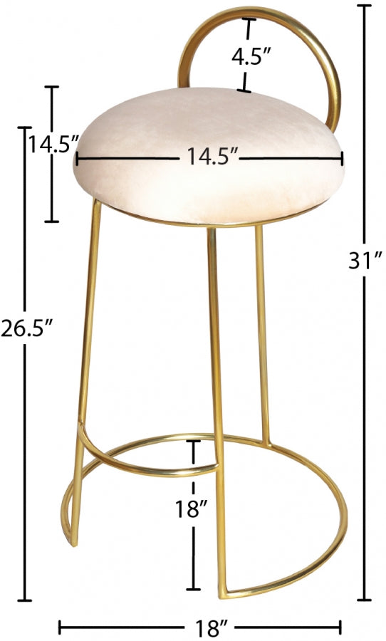 Bague Tabouret de comptoir en velours
