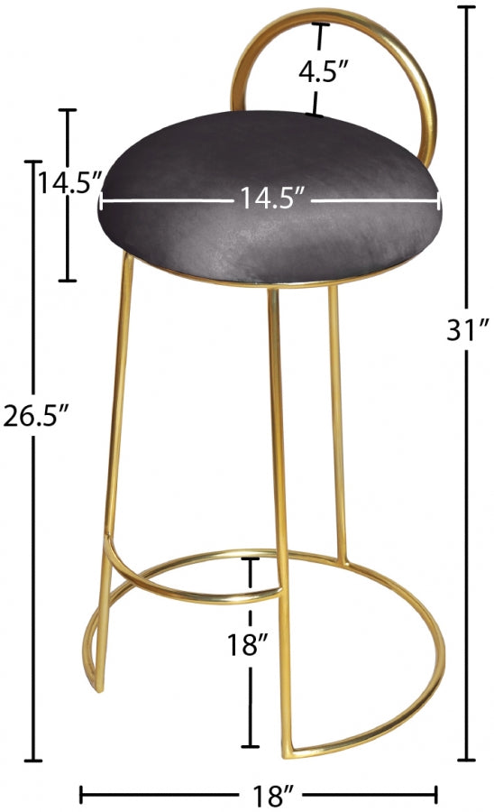 Bague Tabouret de comptoir en velours