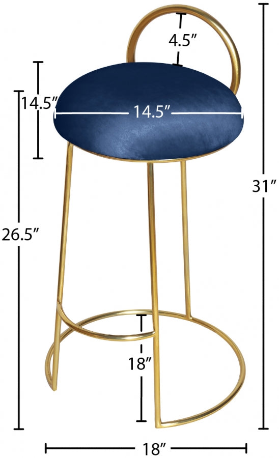 Bague Tabouret de comptoir en velours