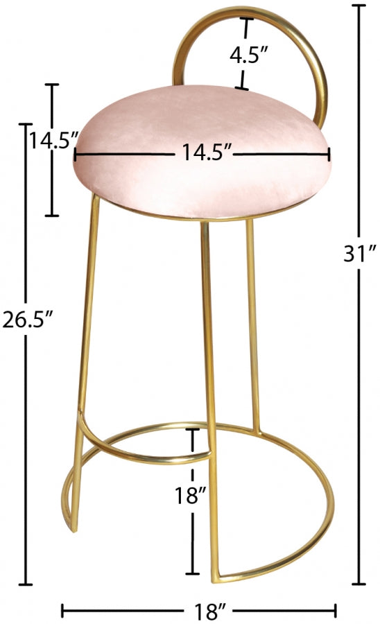 Bague Tabouret de comptoir en velours