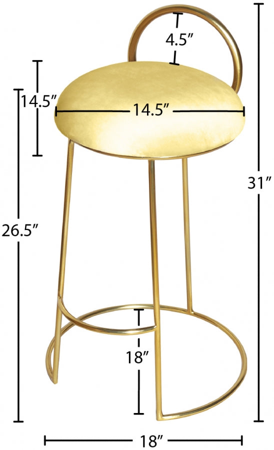 Bague Tabouret de comptoir en velours