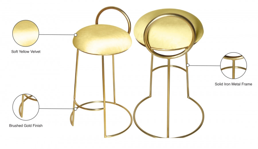 Bague Tabouret de comptoir en velours