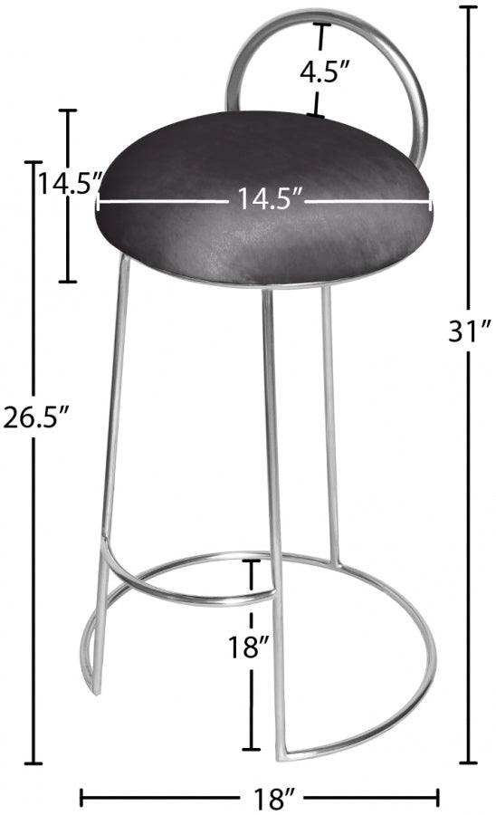 Bague Tabouret de comptoir en velours