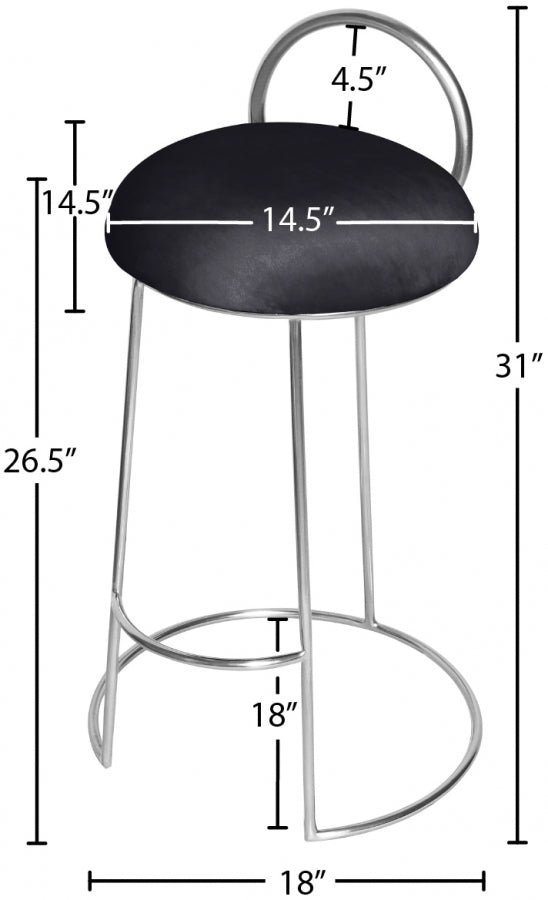 Bague Tabouret de comptoir en velours