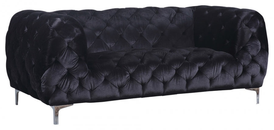 Causeuse en velours Mercer