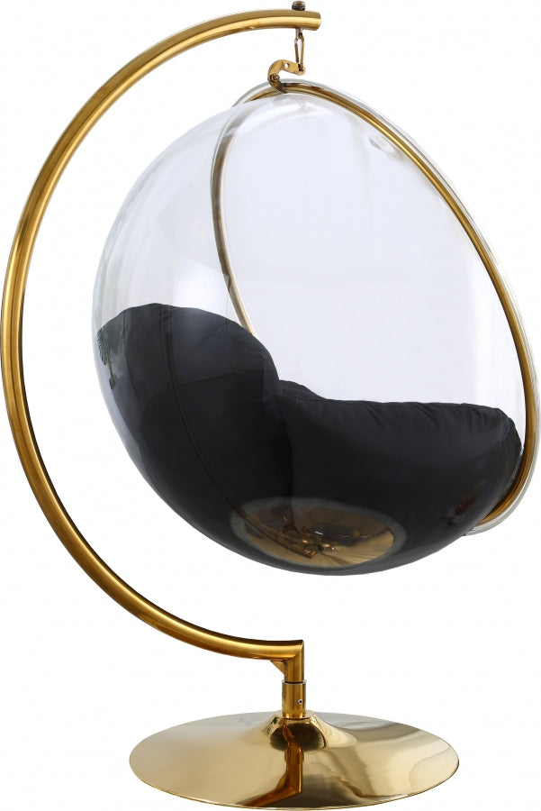 Chaise d'appoint à bulles en acrylique Luna