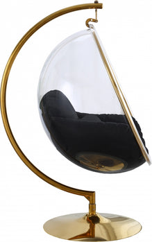 Chaise d'appoint à bulles en acrylique Luna