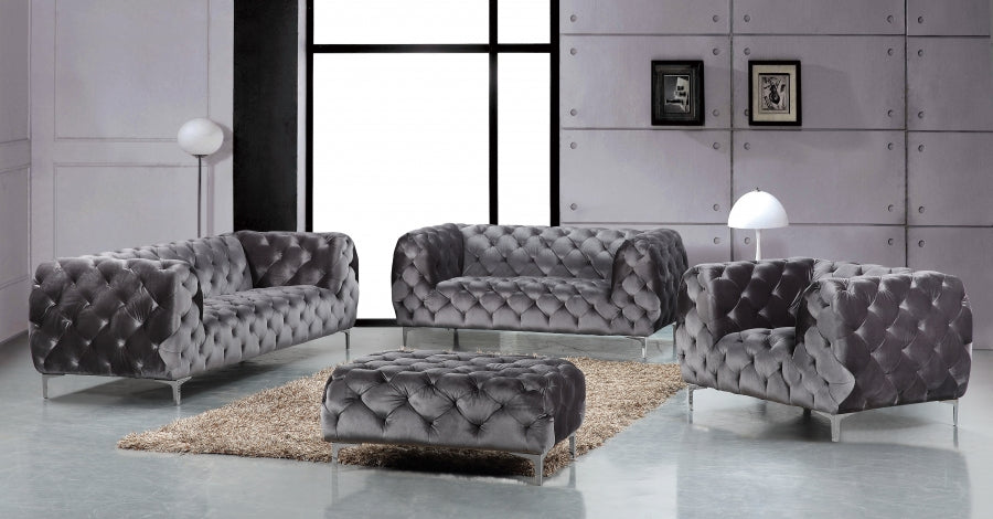 Causeuse en velours Mercer 