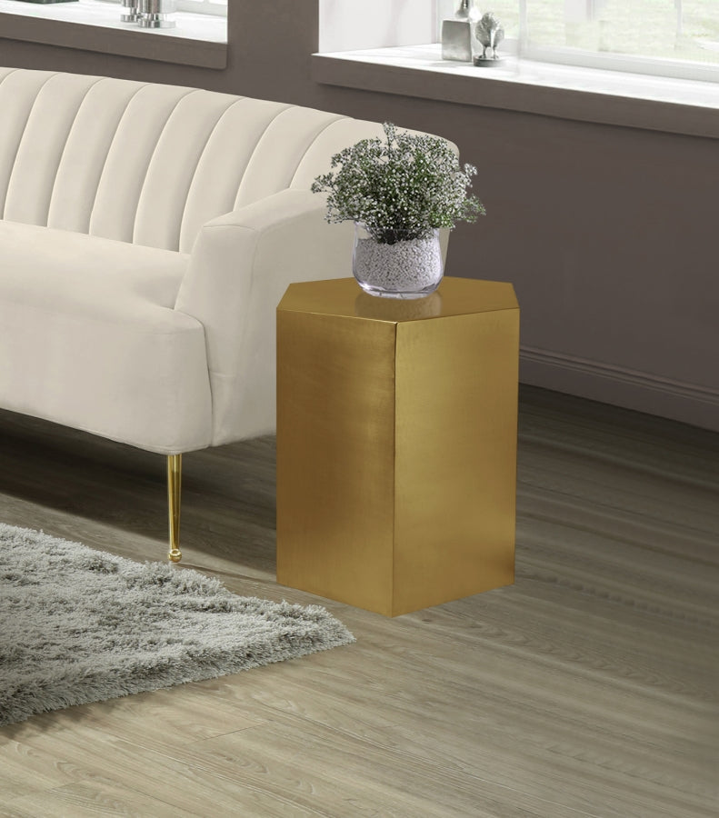 Table de bout hexagonale