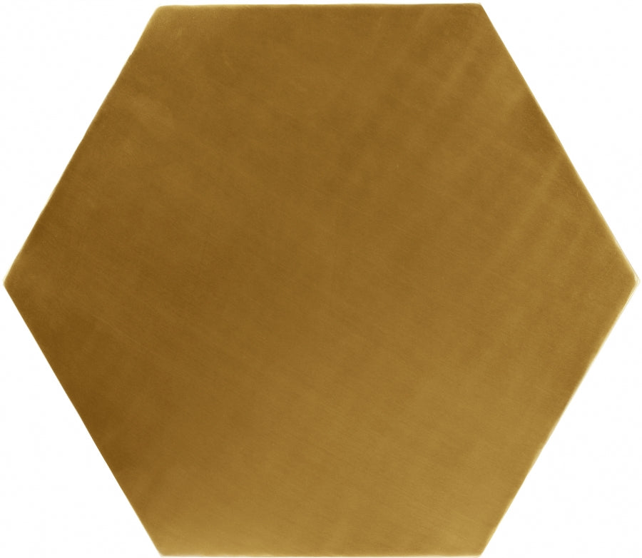 Table de bout hexagonale