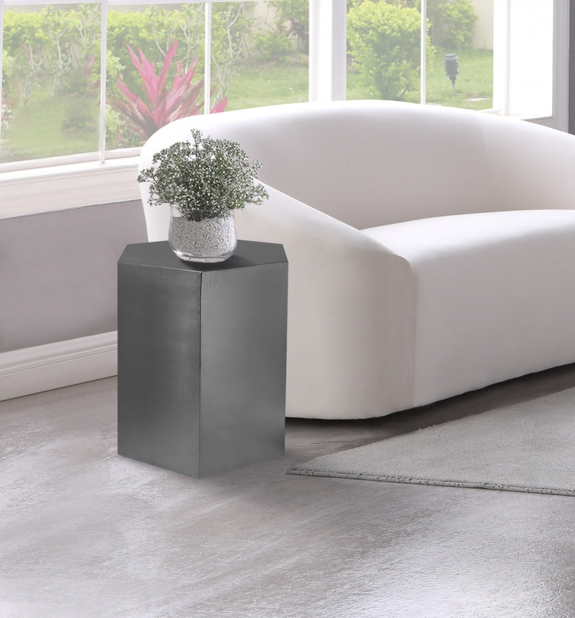Table de bout hexagonale