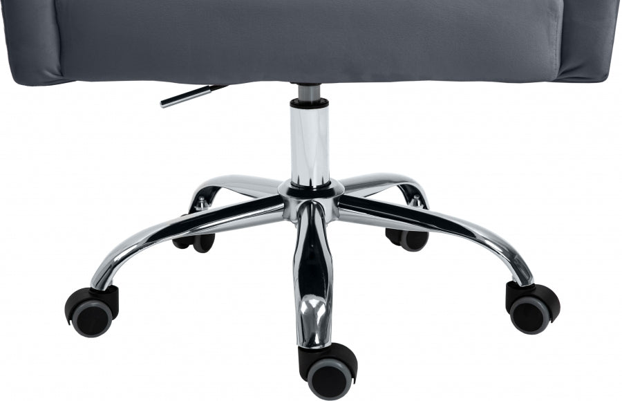 Chaise de bureau en velours Arden