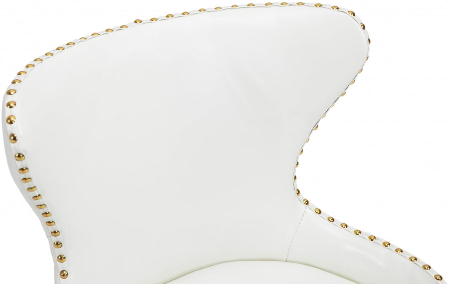 Chaise de bureau en similicuir Hendrix