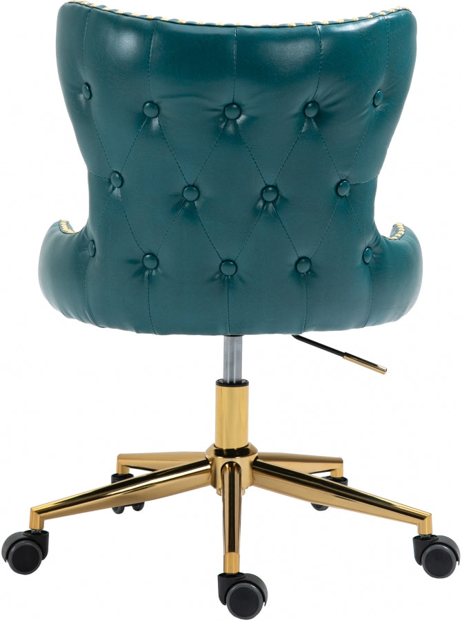 Chaise de bureau en similicuir Hendrix