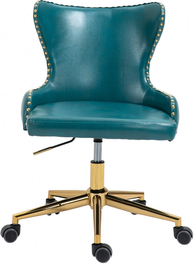 Chaise de bureau en similicuir Hendrix