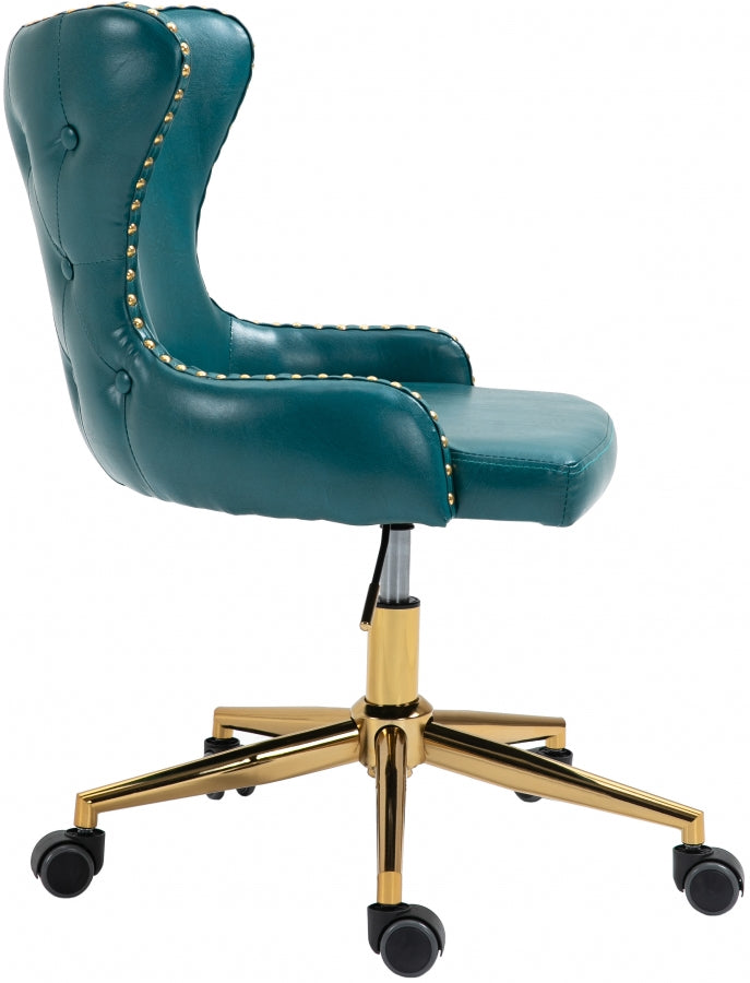 Chaise de bureau en similicuir Hendrix