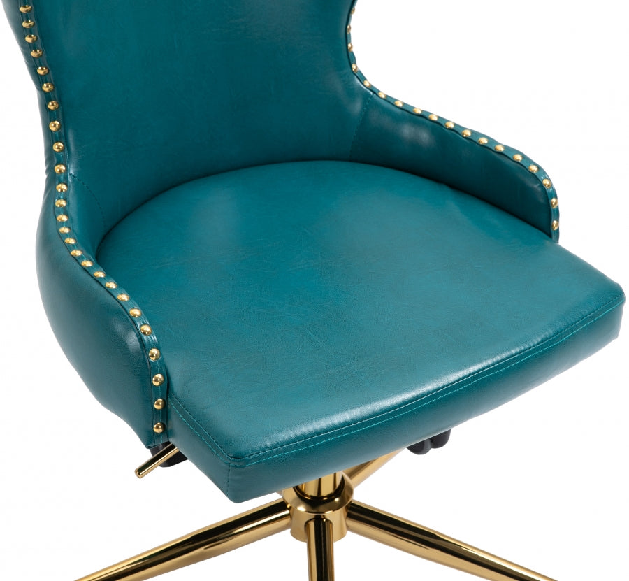 Chaise de bureau en similicuir Hendrix