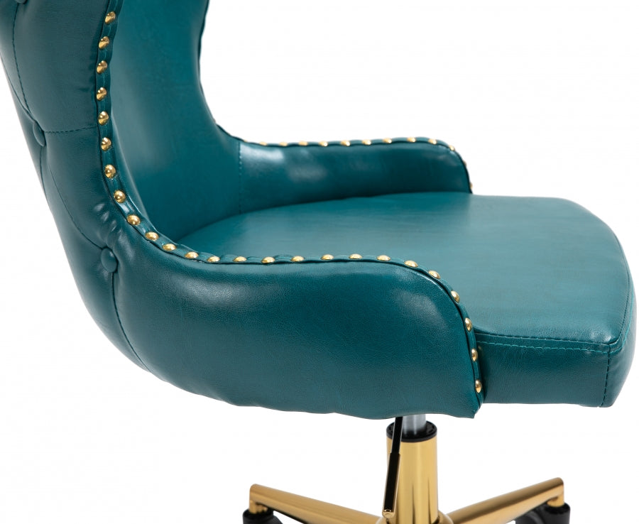 Chaise de bureau en similicuir Hendrix