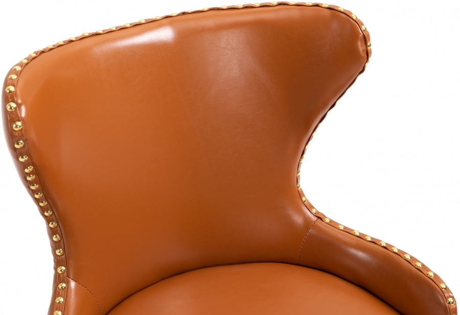Chaise de bureau en similicuir Hendrix