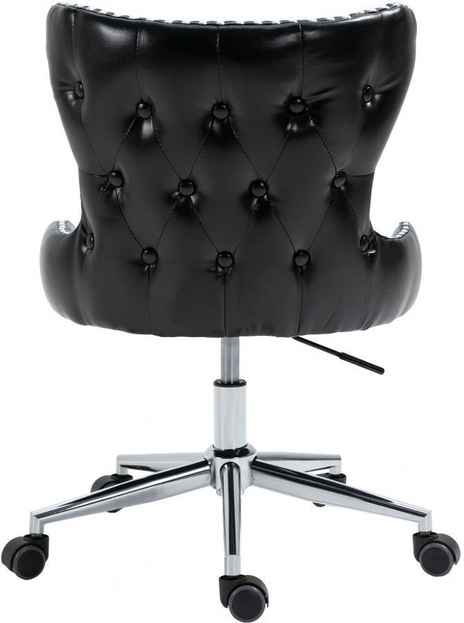 Chaise de bureau en similicuir Hendrix