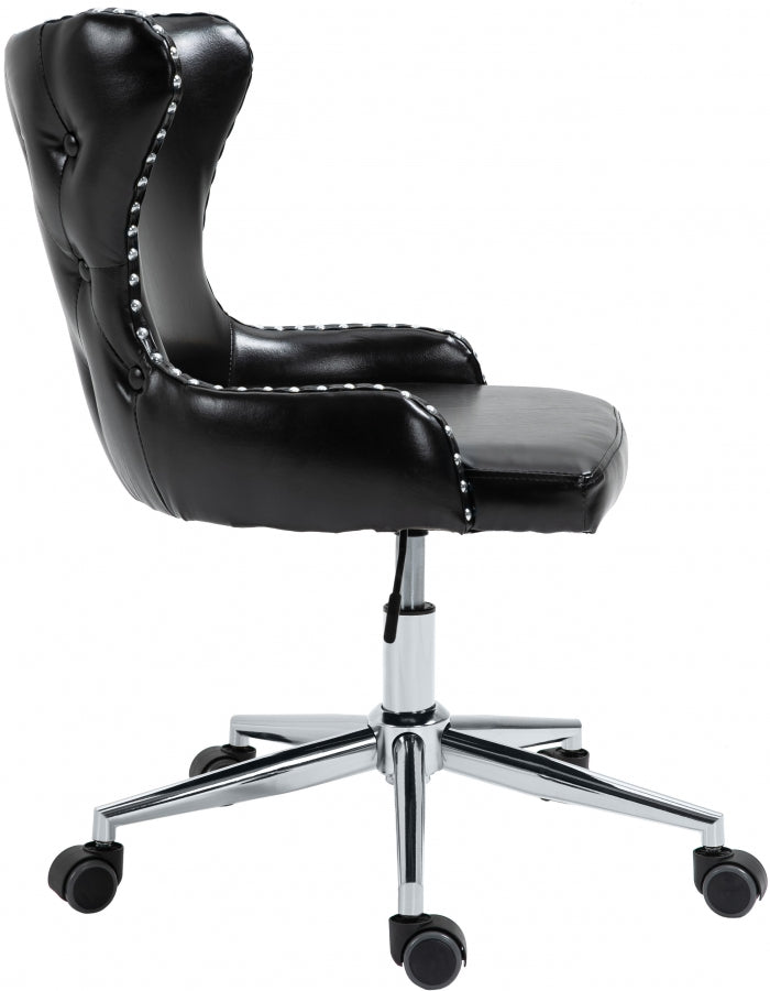 Chaise de bureau en similicuir Hendrix