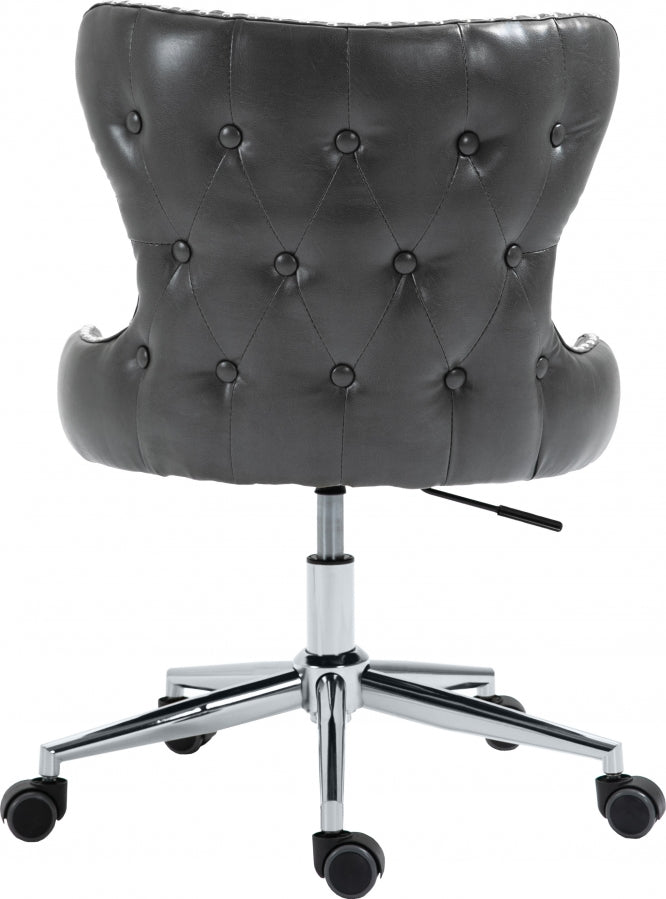 Chaise de bureau en similicuir Hendrix