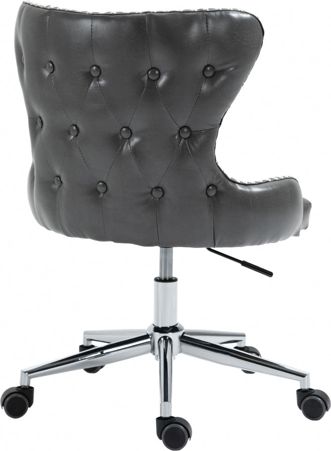 Chaise de bureau en similicuir Hendrix