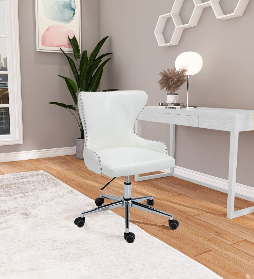 Chaise de bureau en similicuir Hendrix