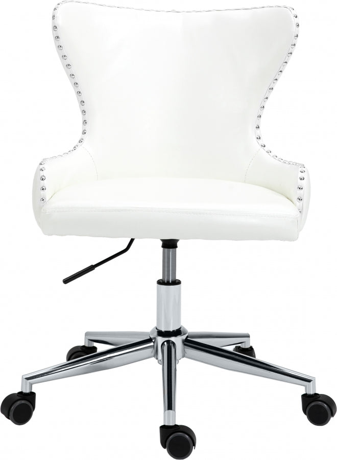 Chaise de bureau en similicuir Hendrix