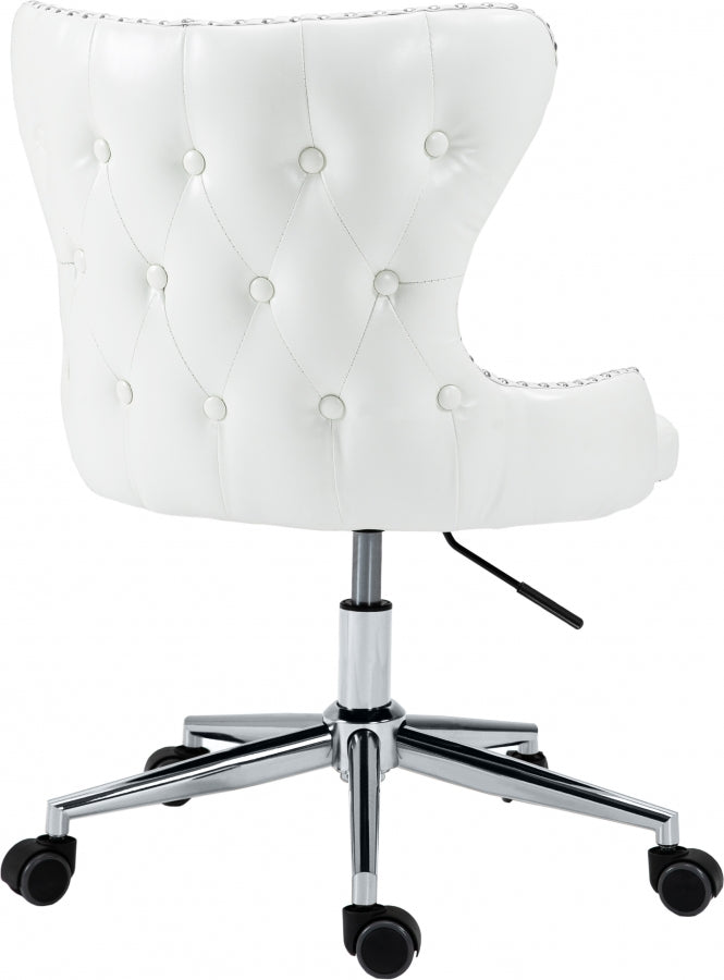 Chaise de bureau en similicuir Hendrix