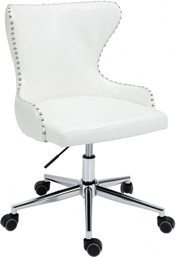 Chaise de bureau en similicuir Hendrix