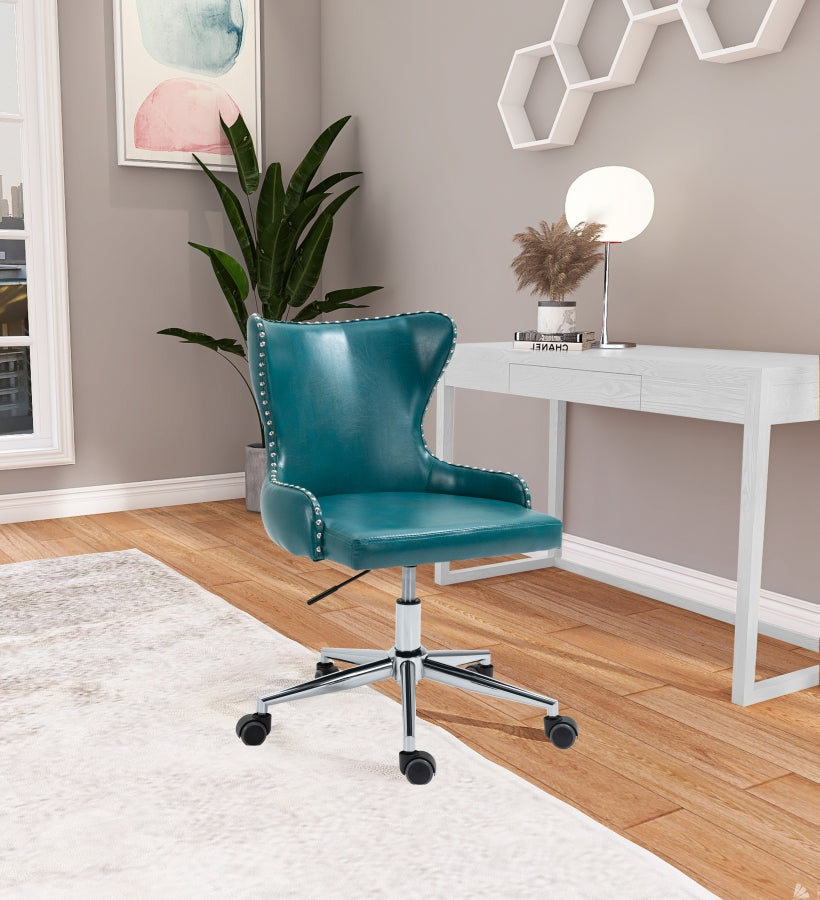 Chaise de bureau en similicuir Hendrix