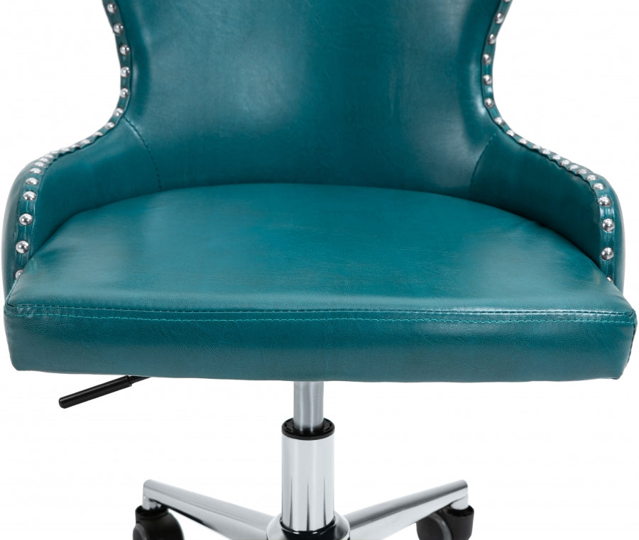 Chaise de bureau en similicuir Hendrix