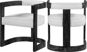 Chaise de salle à manger en similicuir Regency