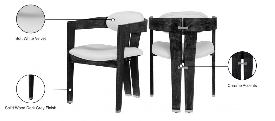 Chaise de salle à manger en similicuir Vantage
