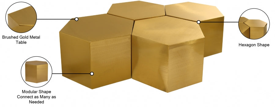 Table Basse Modulaire Hexagone