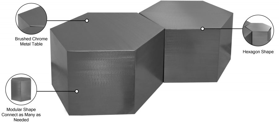 Table Basse Modulaire Hexagone