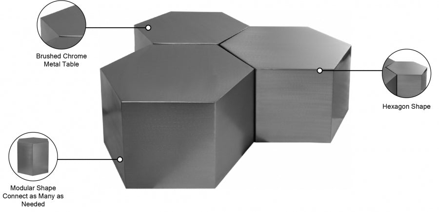 Table Basse Modulaire Hexagone