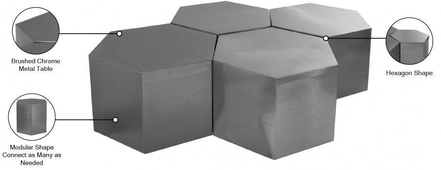 Table Basse Modulaire Hexagone