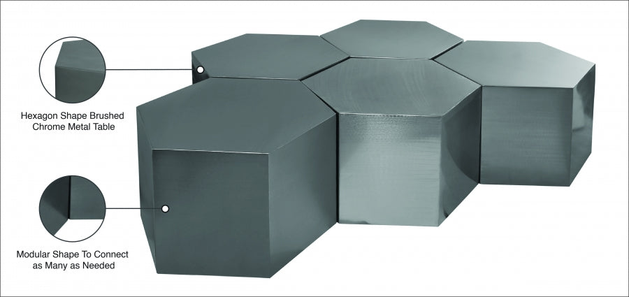 Table Basse Modulaire Hexagone