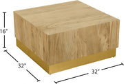 Table basse en acacia