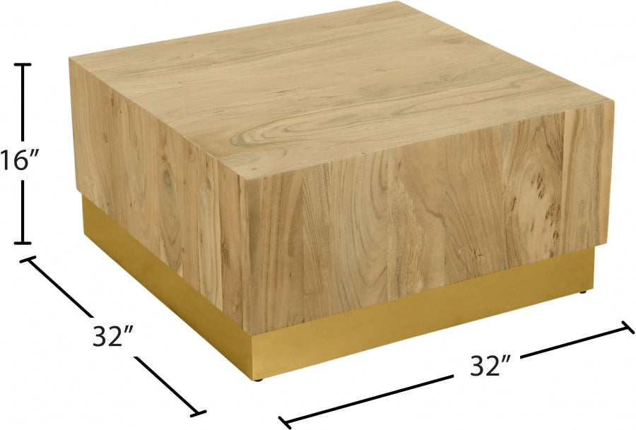 Table basse en acacia