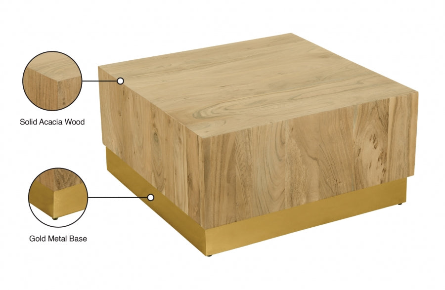 Table basse en acacia