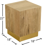 Table de bout en acacia