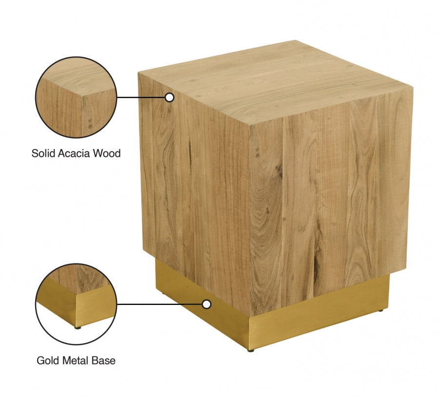 Table de bout en acacia